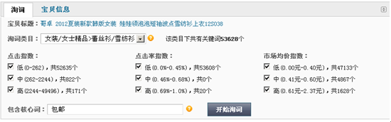 利用開車精靈優(yōu)化直通車跟寶貝標(biāo)題