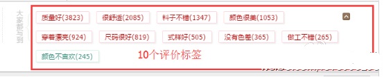提升淘寶開店轉(zhuǎn)化的重點——評價標(biāo)簽